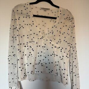All Saints Amalie Hearts Top